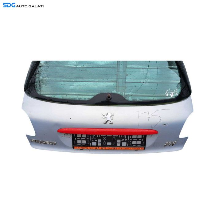 Haion Hayon Portbagaj cu Luneta Geam Sticla Peugeot 206 Hatchback 1998 - 2008 [LC3146]