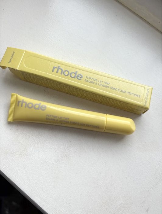 Rhode жълт калъф + гланц Lemontini Rhode case + Lip gloss Лимитиран