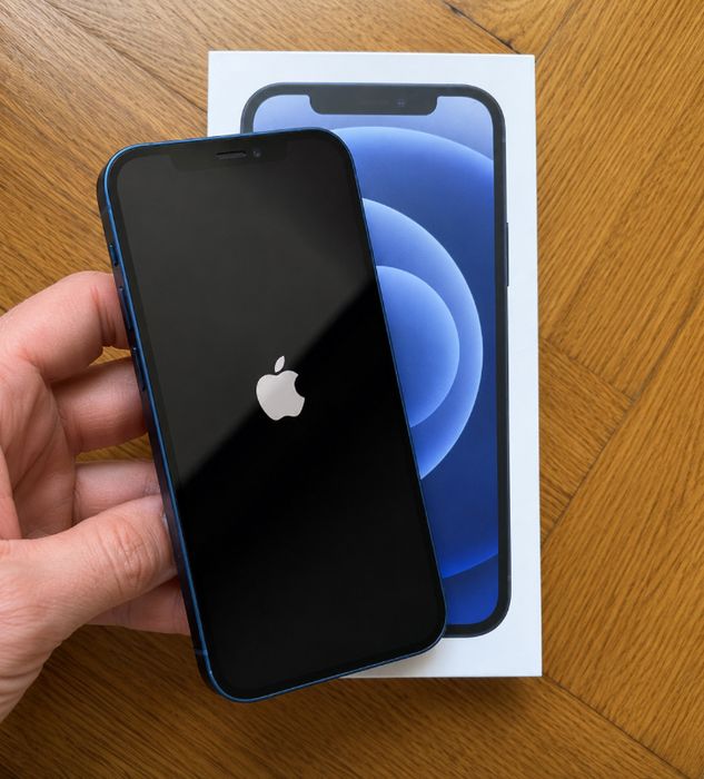 Telefon Iphone 12 Blue Impecabil ca Nou Fullbox 64GB 5G Trimit Schimb Pret fix