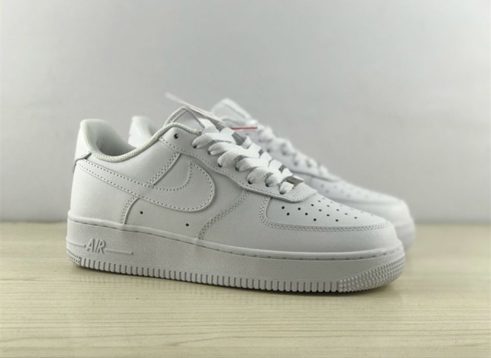 *LuX* Adidasi Nike AirForce 1 Triple White Low calitate TOP