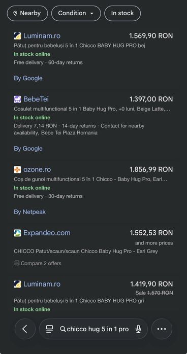 Chicco Baby Hug PRO 5 in 1