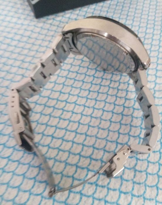 Ceas Barbat Dilligaf Steel DS7 / Chronograph / Tahimetru / stare buna