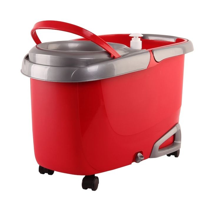 Set curatenie Kring AMBER, galeata cu centrifuga inox turbo