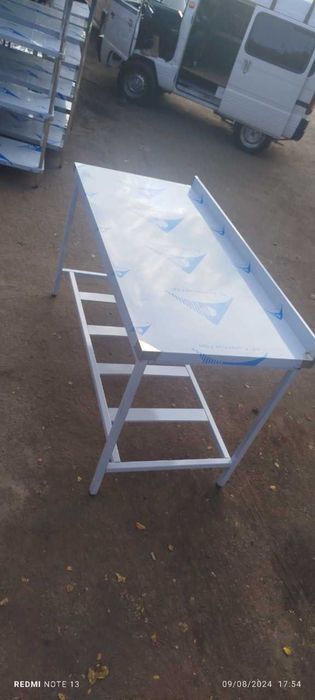 Nerjaveka stol pech Стол из нержавейка