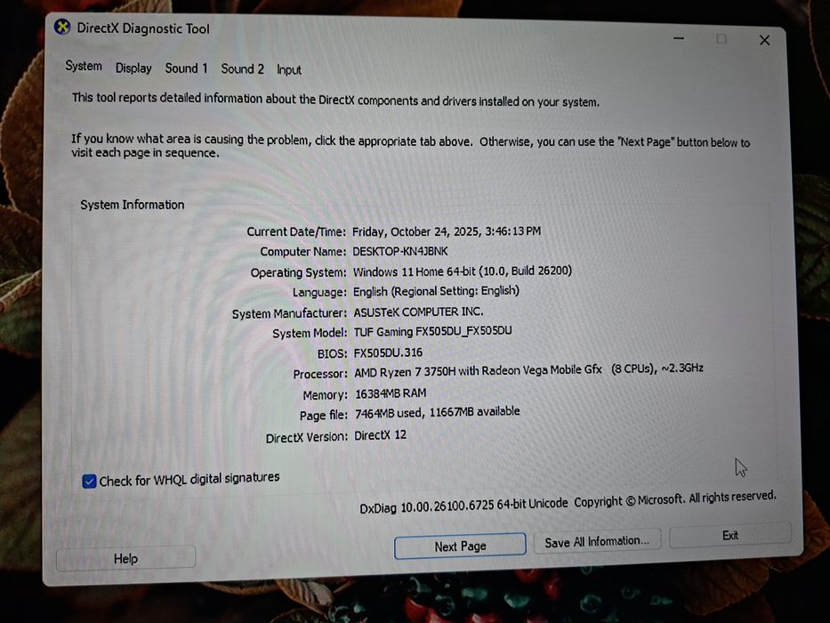 Laptop gaming ASUS TUF-FX505DU
