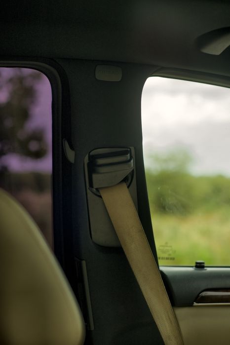 Plafon negru cu trapa Mercedes S W221 LONG ornament stalp perdeluta