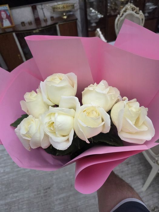 Цветы с дня рождения