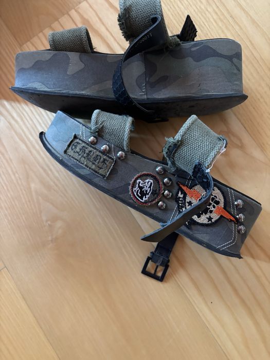 Replay спортни сандали в тъмно зелено