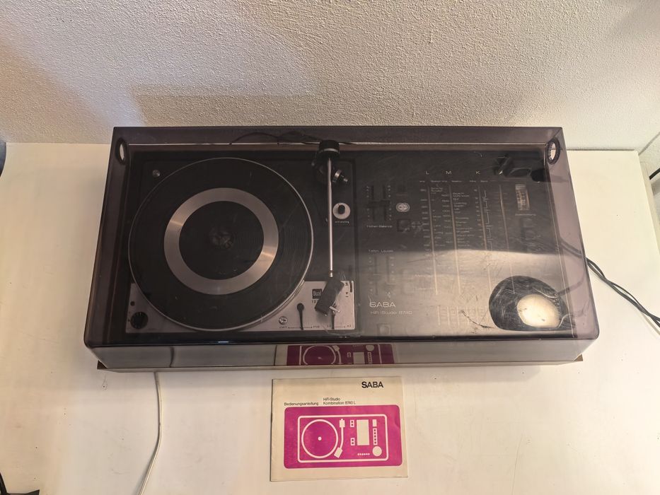 Pick up SABA HiFi Studio 8740 amplituner si Dual  1225 full automatic mufe RCA 4 iesiri pentru boxe