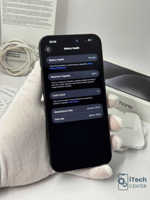 iPhone 15 Pro MAX, 256GB, Black Titanium, КАТО НОВ, 1г. ГАРАНЦИЯ!