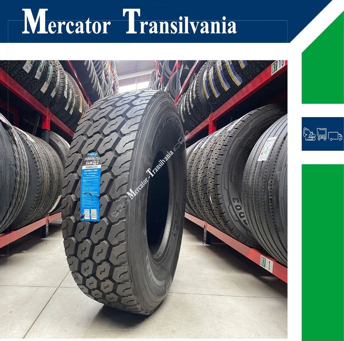 Anvelopa NOUA 425/65R22.5 Fortune FAM 211, M+S*, ON/OFF, Directie/Remorca, 165K 20PR