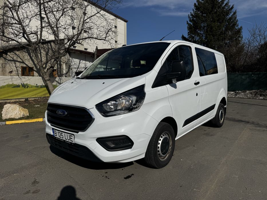 Ford Transit CUSTOM 2.0 tdci,6 locuri plus marfa,inmatriculat,an fabricatie 08.2020,euro 6