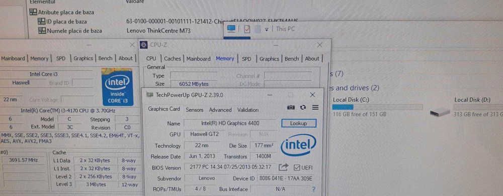 Mini PC Lenovo ThinkCentre M73 i3 gen 4