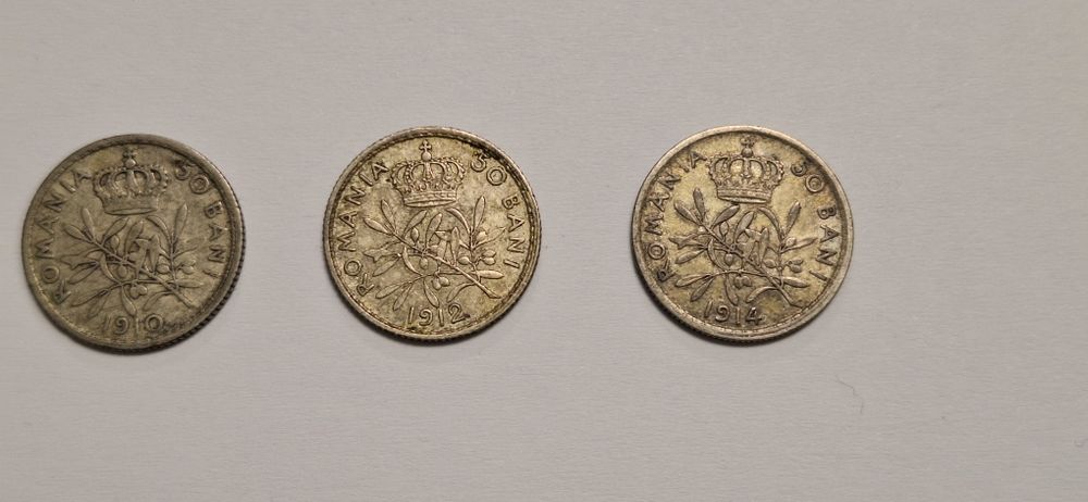 11 Monede argint Romania