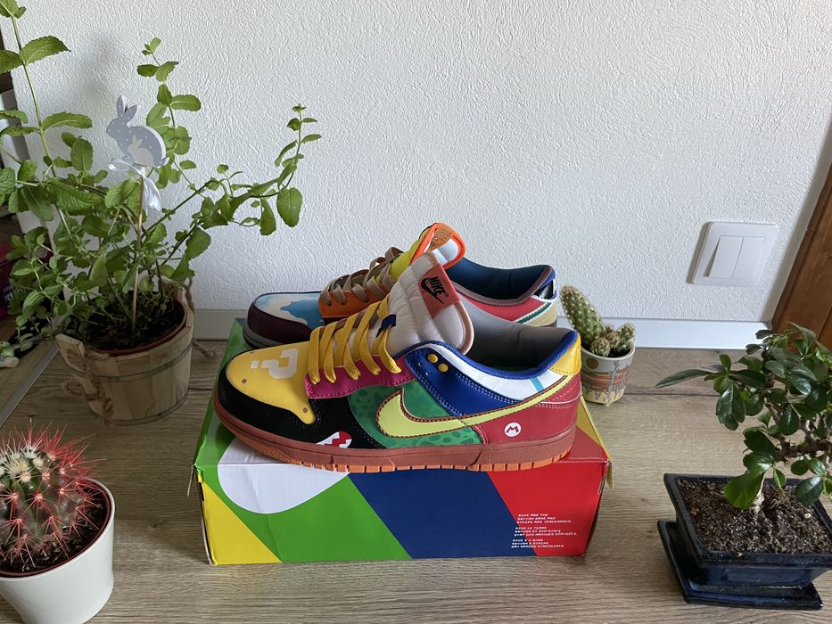 Nike Sb Dunk Low “What the Mario”
