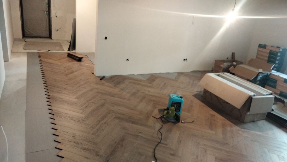 Укладка ламината, паркет