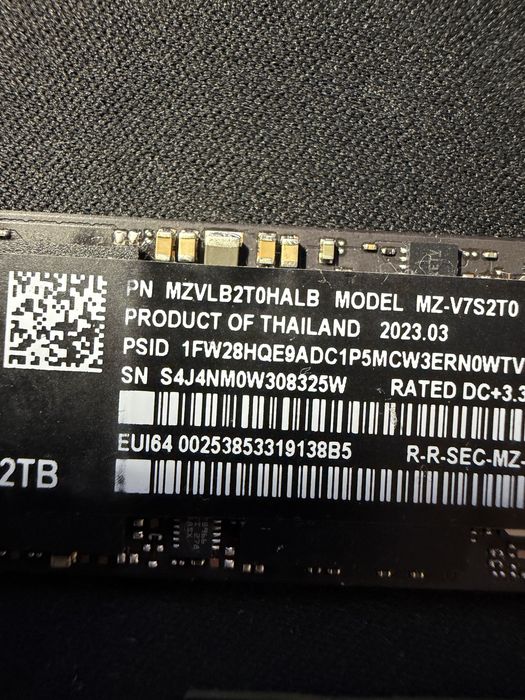 SSD 2TB Samsung 970 Evo Plus Pcie 3.0 x4 3.500 MB/s read 3.300MB/s wri