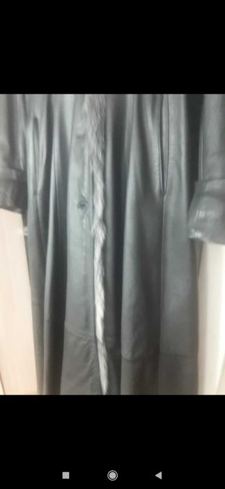 Продам кожаный плащ