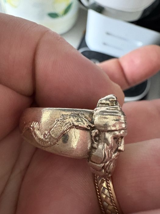 Inel argint Decebal lucrat manual