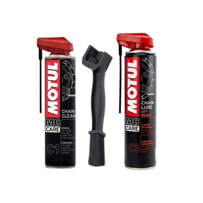 Kit curatare/ungere lant moto Motul