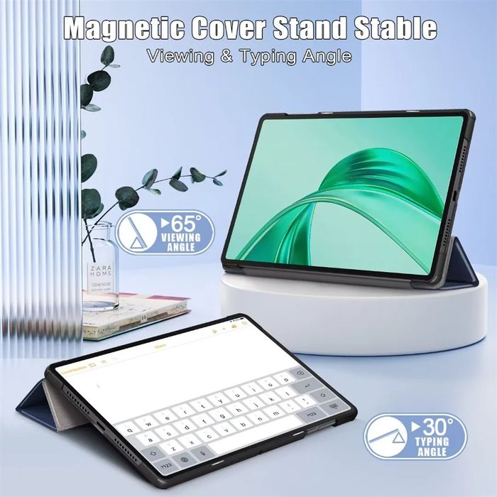 Honor Pad X9a 11.5" / X8a 11" / X9 / Кожен смарт кейс калъф за таблет