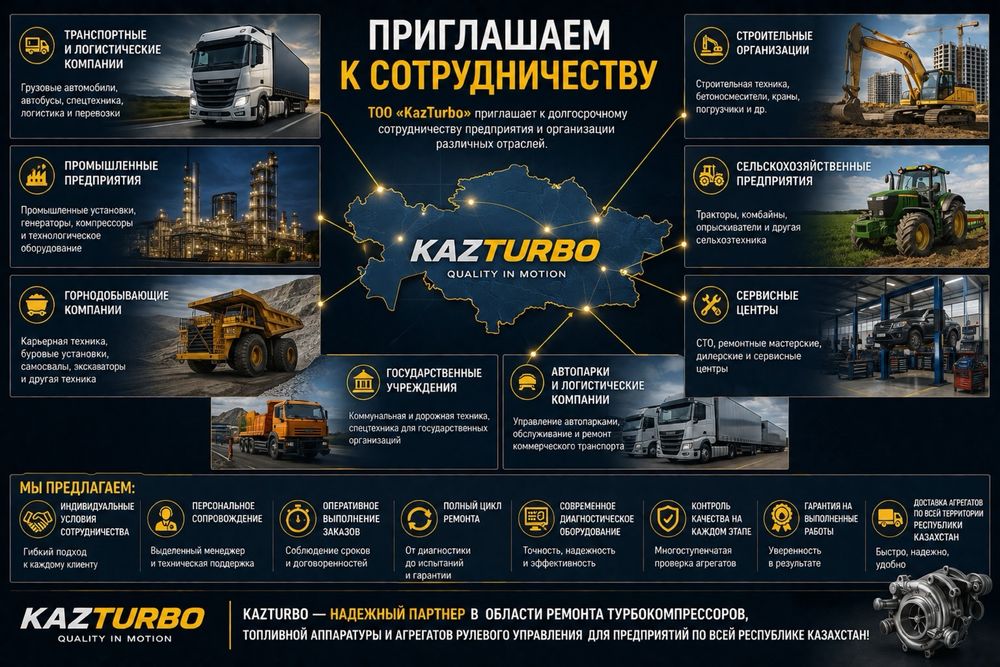 Ремонт турбины, замена картриджа