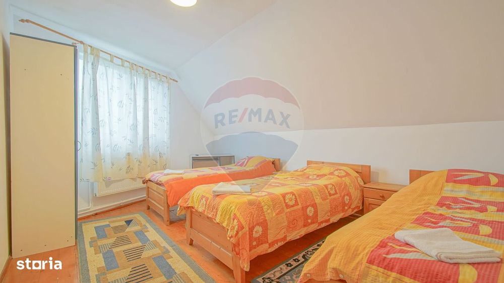 Casă + curte amenajată | 5 dormitoare, saună, sală sport | Purcăreni