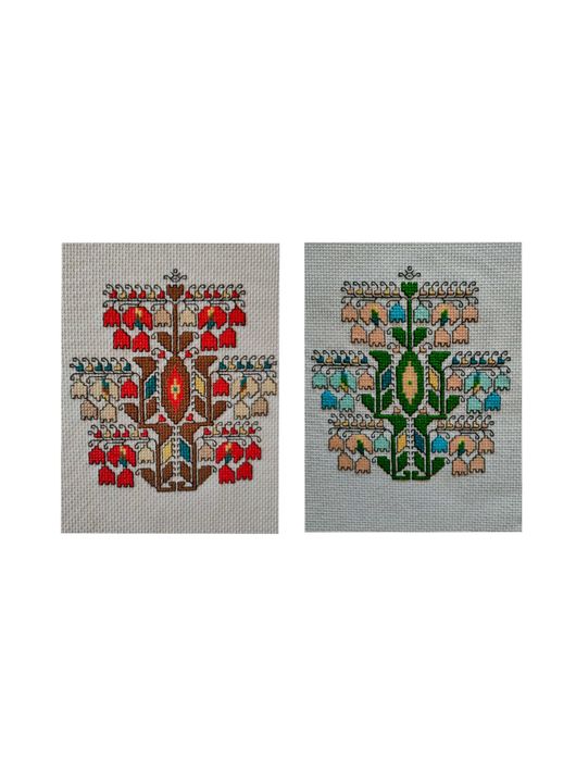 Две шевици в различни цветове с рамки