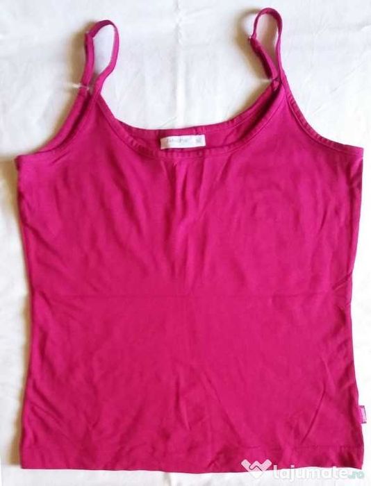 Set Ieftin tricou bumbac gri volane Maiouri Tie Dye negru Ciclam lycra