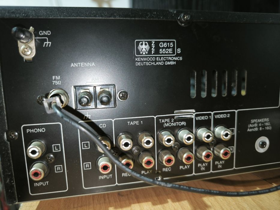 Ресийвър Kenwood KR A4060 с тонколони Yamaha