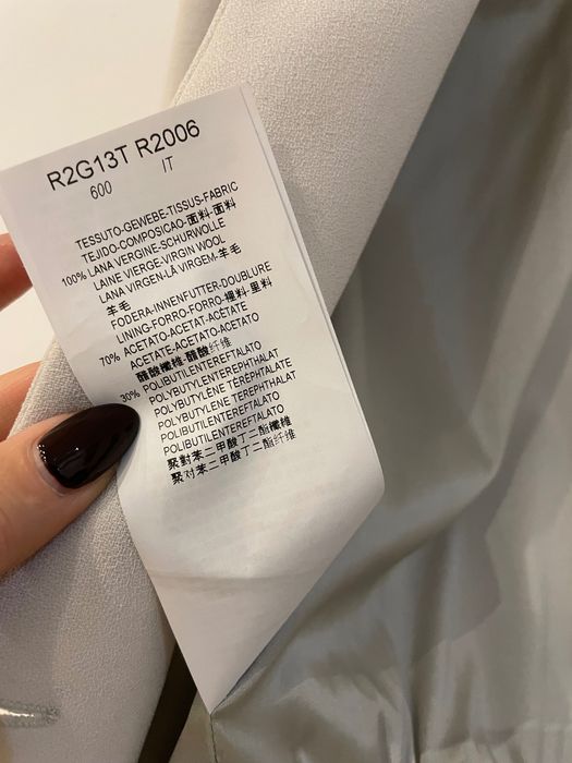 Sacou tip camasa EMPORIO ARMANI, 100% lână mărime IT 44