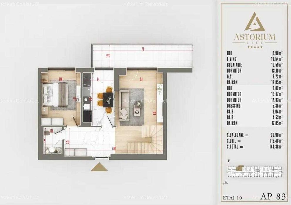 Apartament 4 Camere Moderne în Complex Rezidențial de Lux Comision 0%