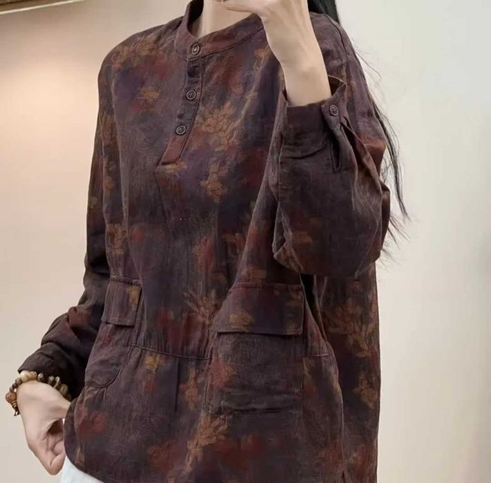 Дамска Блуза нова, Чист Памук.отговаря на M L