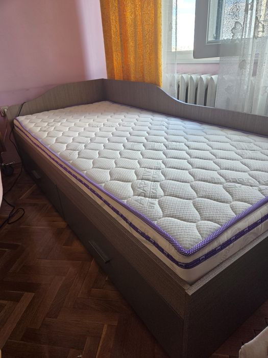 Единично легло с матрак Нани  90/200