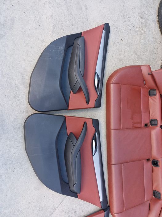 Interior scaune piele maro cu incalzire recaro sport bmw x1 e84