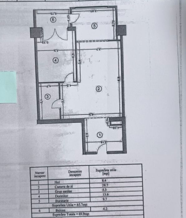 Apartament doua camere+loc de parcare Rm Valcea