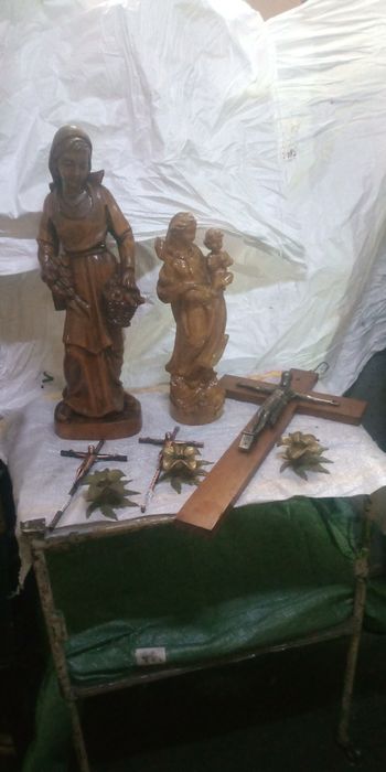 Statueta ingeras din bronz