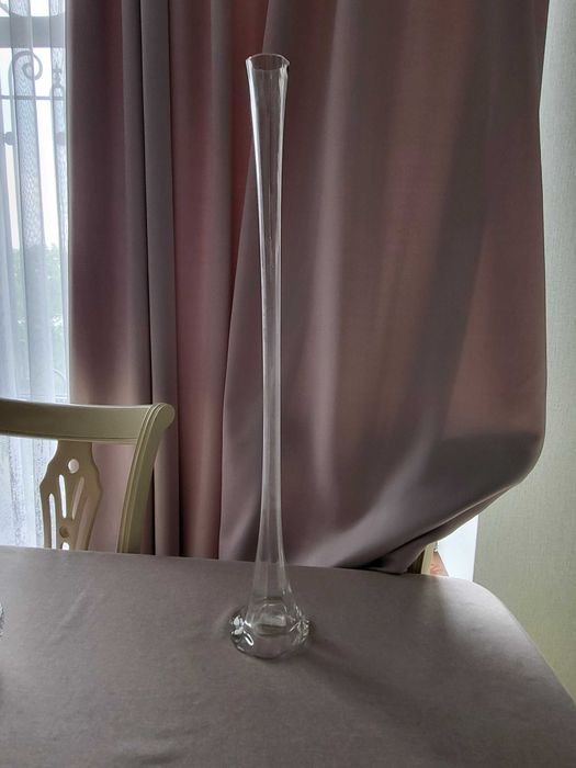 Стеклянные вазы для цветов Neman в 80 см.