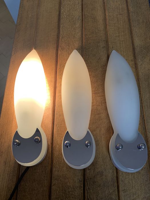 Аплик стъкло и никел