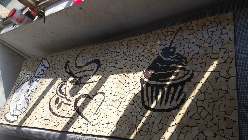 Decor amenajare Tablou perete mozaic ceramica