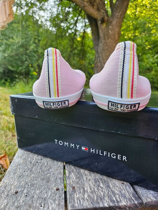 Tommy Hilfiger балеринки 39 розово Томи Хилфигер