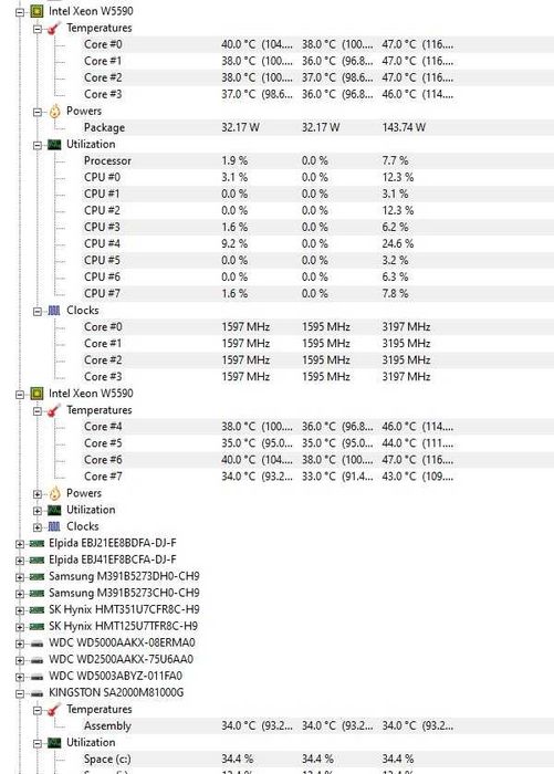 HP Z800 – 2× Xeon, 40GB ECC RAM,RX580 ТОП Работна Станция! + 500гб HDD