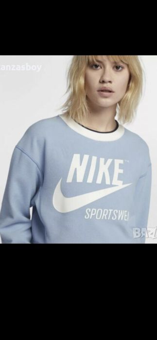 Nike кроп топ двулицева блуза