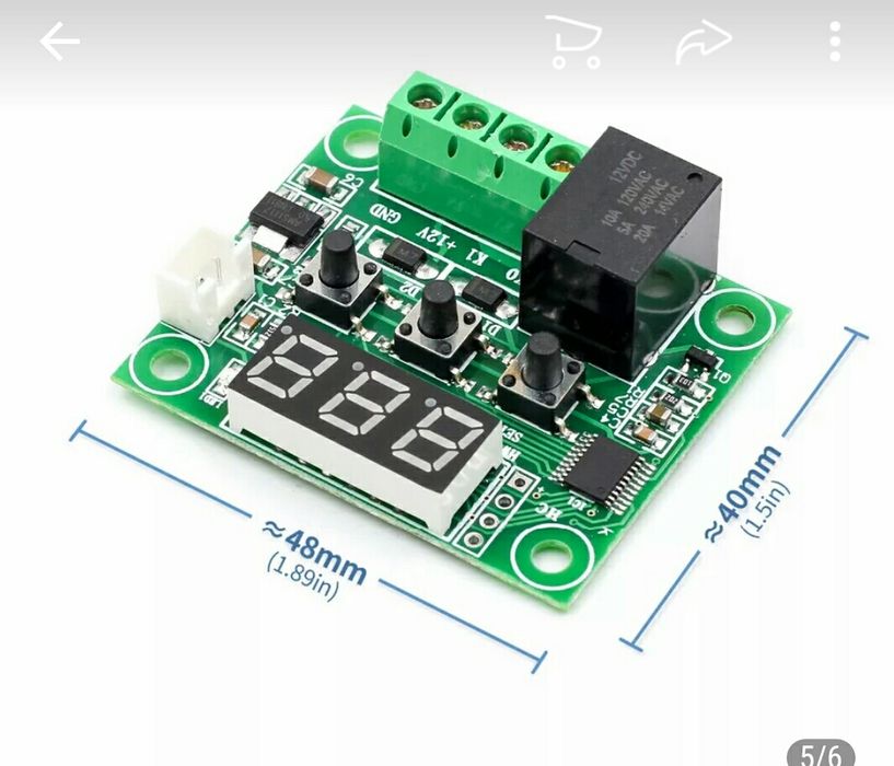 Терморегулятор цифровой w1209