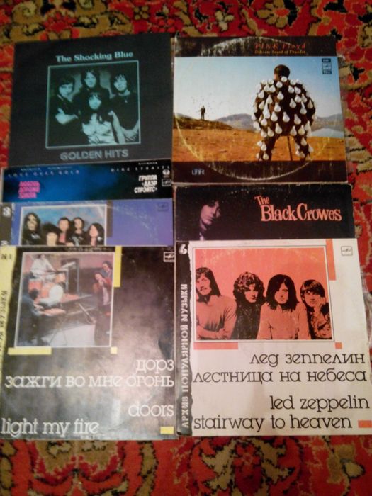 Виниловые фирменные диски (советские и кап. стран)