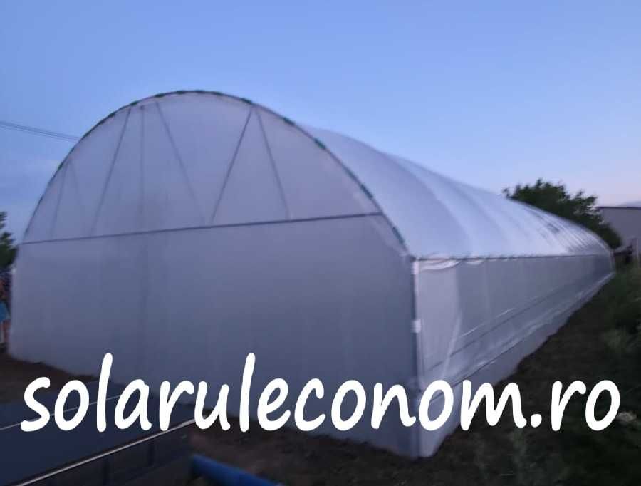 Solarii (sere) de gradina complete, pregatite pentru montaj