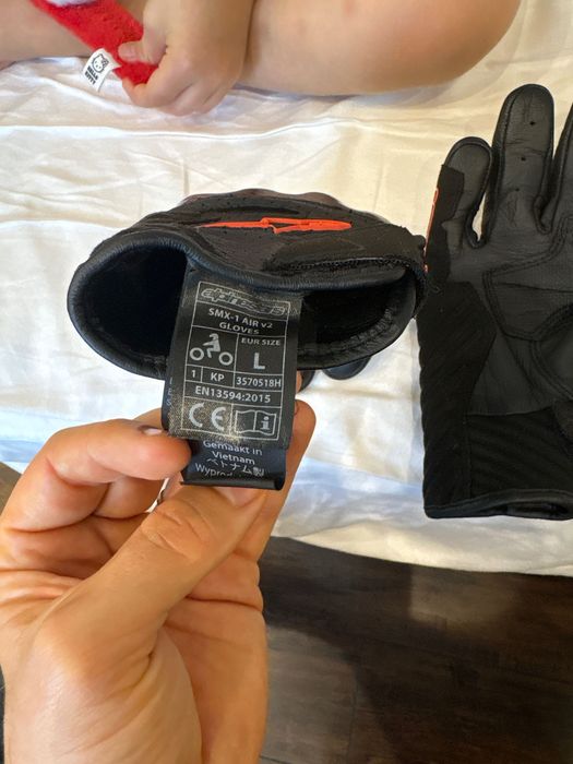 Manusi M/L Alpinestar piele smx1 air v2