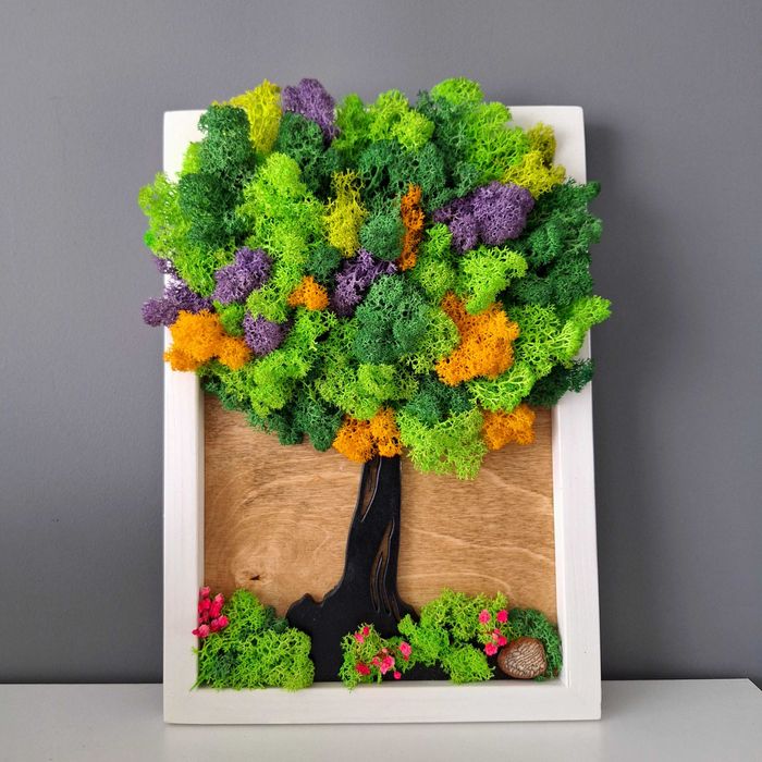 Декорации със скандинавски мъх