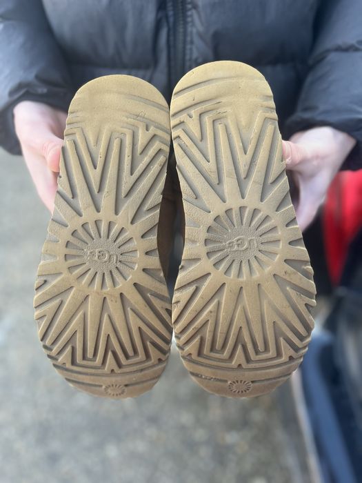 Ugg australia nr 39 piele lână îmblăniți clasici crem hiking outdoor