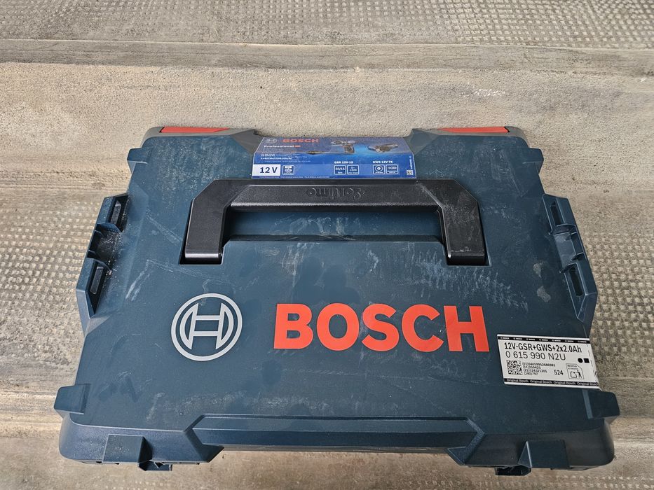 Set Bosch filetanta GSR 12V-15 si miniflex GWS 12V-76 noi